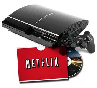 Netflix-logo-with-playstation-3-console