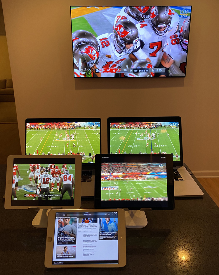 I'm Testing The Super Bowl Stream Across All Devices Contact Me With