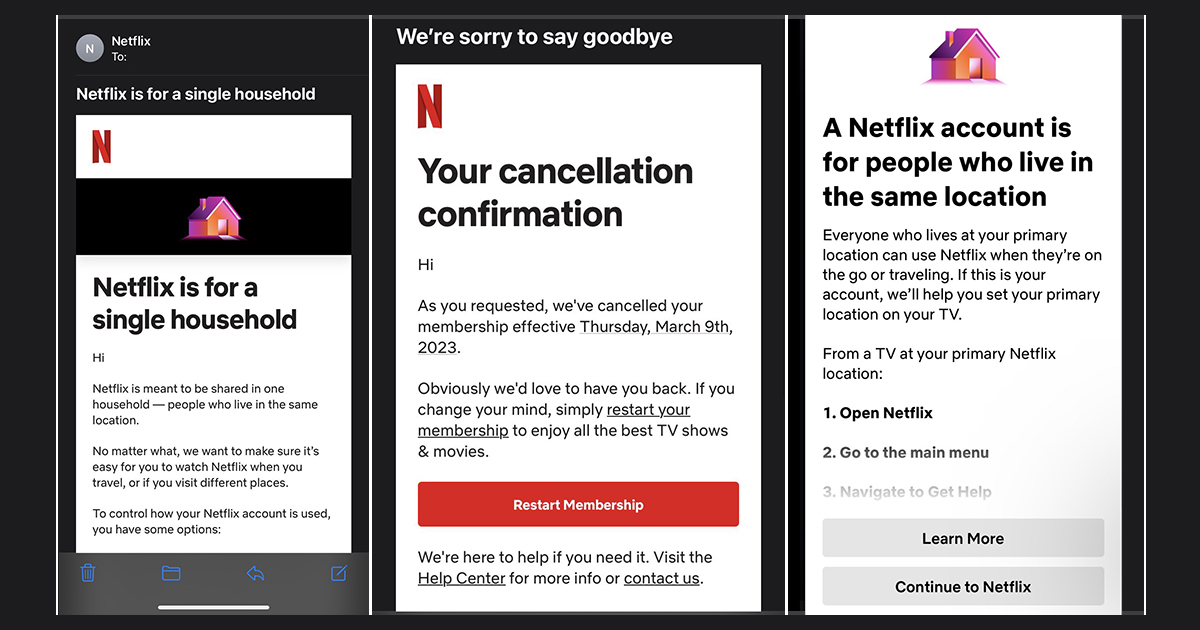 Netflix Is Not Messing Around, Restricts Account Sharing to 2